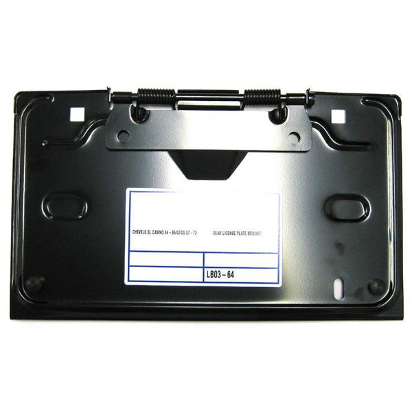 1964-1965 Chevy Chevelle License Plate Bracket, Rear.