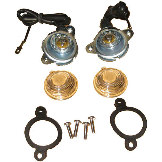 1955 Chevy One-Fifty Series License Plate Light Assembly.