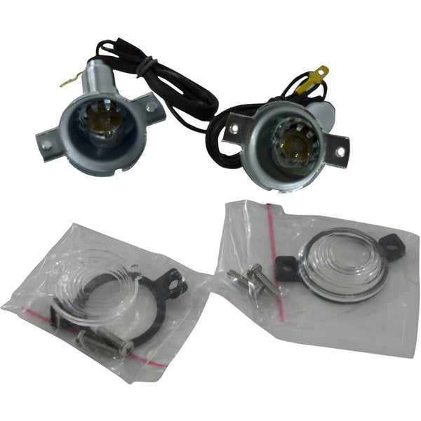 1956 Chevy Bel Air License Plate Light Assembly.