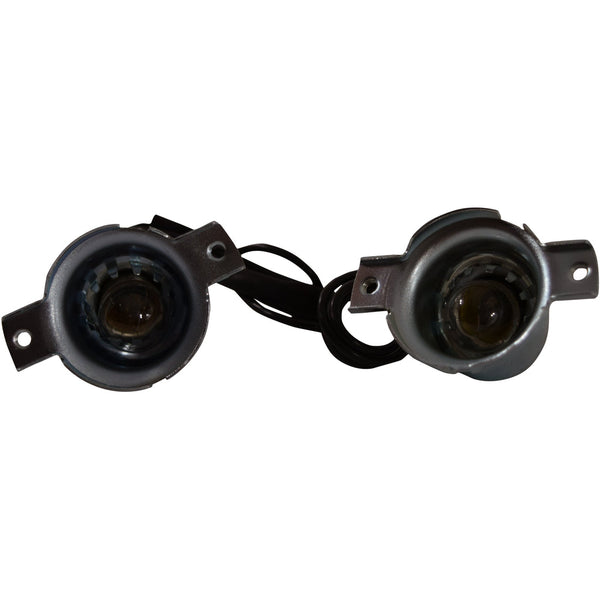 1956 Chevy One-Fifty Series License Plate Light Assembly.