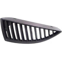 2004 Mitsubishi Lancer Grille LH, Black, 4-Door, Wagon, Without ABS Brakes.
