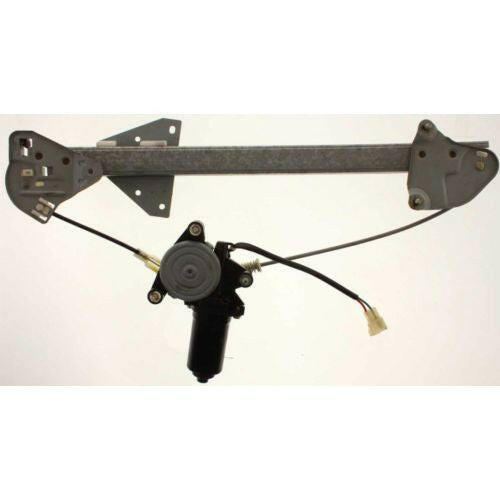 1995-1998 Mazda Protege Front Window Regulator LH, Power, W/Motor, Sedan.