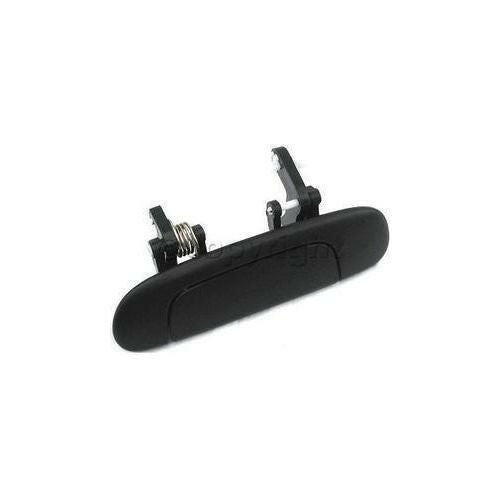 1999-2003 Mazda Protege Rear Door Handle LH, Smooth Black, w/o Keyhole.