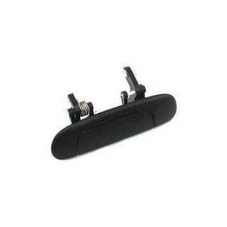 1999-2003 Mazda Protege Rear Door Handle LH, Smooth Black, w/o Keyhole.