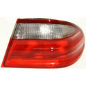 2000-2002 Mercedes-Benz E-CLAss Tail Lamp RH, Outer, Red & Clear, Elegance, Sedan.