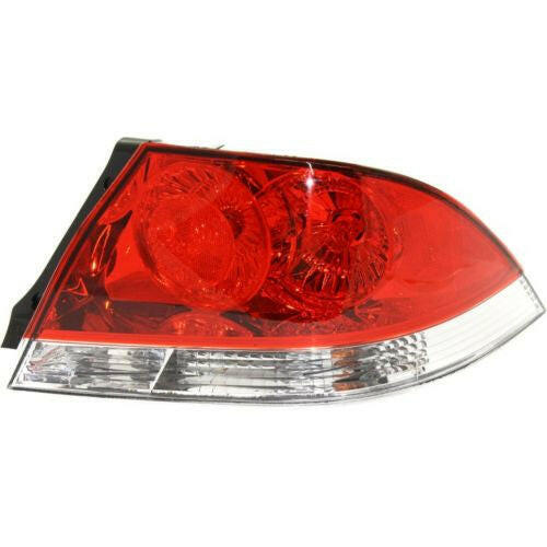 2004-2007 Mitsubishi Lancer Tail Lamp RH, Clear/red Lens, Sedan, ES/LS.