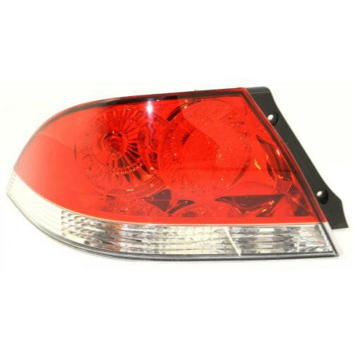 2004-2007 Mitsubishi Lancer Tail Lamp LH, Clear/red Lens, Sedan, ES/LS.