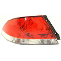 2004-2007 Mitsubishi Lancer Tail Lamp LH, Clear/red Lens, Sedan, ES/LS.