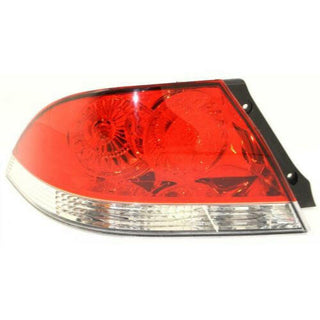 2004-2007 Mitsubishi Lancer Tail Lamp LH, Clear/red Lens, Sedan, ES/LS.