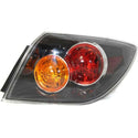 2007-2009 Mazda 3 Tail Lamp RH, Lens And Housing, Std Type, Hatchback.