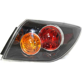 2007-2009 Mazda 3 Tail Lamp RH, Lens And Housing, Std Type, Hatchback.