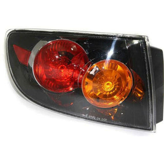 2004-2006 Mazda 3 Tail Lamp LH, Outer, Assembly, Sport Type Bumper, Sedan.