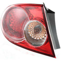 2003-2005 Mazda 6 Tail Lamp LH, Outer, Factory Installed, Hatchback/sedan.