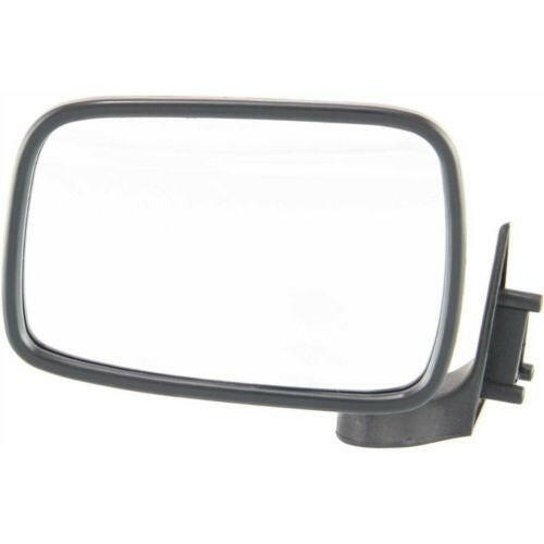 1986-1993 Mazda Pickup Mirror LH, Manual Folding, Chrome.