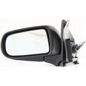 1999-2003 Mazda Protege Mirror LH, Power, Non-heated, Manual Folding.