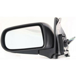 1999-2003 Mazda Protege Mirror LH, Power, Non-heated, Manual Folding.