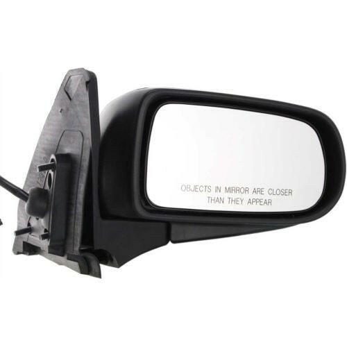 1999-2003 Mazda Protege Mirror RH, Power, Non-heated, Manual Folding.