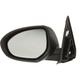 2010-2013 Mazda 3 Mirror LH, Power, Heated, Manual Folding, w/Signal Lamp.