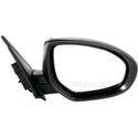 2010-2013 Mazda 3 Mirror RH, Power, Non-heated, Manual Fold, w/o Signal.
