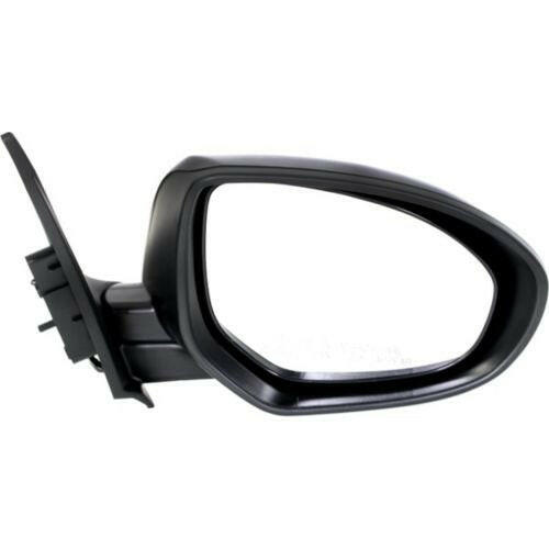 2010-2013 Mazda 3 Mirror RH, Power, Heated, Manual Fold, w/o Signal Lamp.