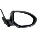 2010-2013 Mazda 3 Mirror RH, Power, Heated, Manual Fold, w/o Signal Lamp.