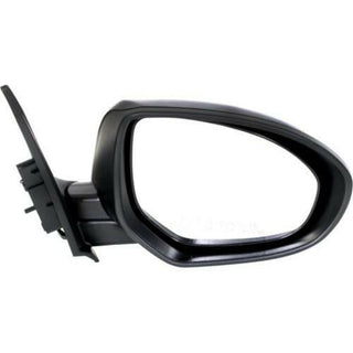 2010-2013 Mazda 3 Mirror RH, Power, Heated, Manual Fold, w/o Signal Lamp.