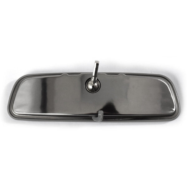 1967-1968 Chevy Camaro Interior Rear View Mirror 8" Stainless Chrome W/ Day & Night Flipper.