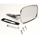 1969 Chevy Chevelle Door Mirror, W/Ribbed Base & Mounting Kit - LH.