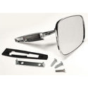 1968-1969 Chevy Camaro Door Mirror, w/Ribbed Base & Mounting Kit - RH.