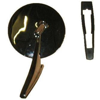1966-1968 Chevy Nova Door Mirror, w/o Bowtie, with Mounting Kit.