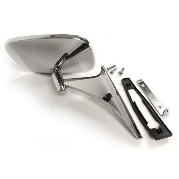 1971-1972 Chevy Chevelle Door Mirror, Non-Remote, W/Hardware.