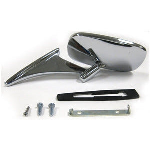 1970-1972 Chevy CHEVELLE, MONTE CARLO SIDE MIRROR, R=L, W/RIBBED BASE - Classic 2 Current Fabrication