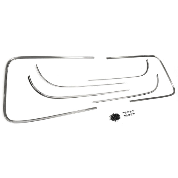 1955-1959 CHEVY C10 Pickup  DELUXE CAB TRIM 6PC/SET(EXTERIOR).