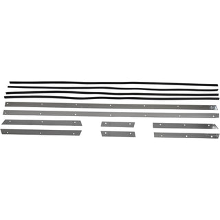 1963-1971 Mercedes-Benz W113 230/250/280SL Side Moulding Kit Upper Brass.