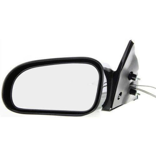 1995-1999 Mitsubishi Eclipse Mirror LH, Manual Remote, Non-heated, Non-fold.
