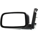 2002-2005 Mitsubishi Lancer Mirror LH, Manual Folding, Black, Sedan, Es.