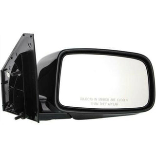 2002-2005 Mitsubishi Lancer Mirror RH, Manual Folding, Black, Sedan, Es.