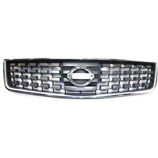 2007-2008 NissanSentra Grille, ABS Plastic Shell/Ptd- Insert-CAPA - Classic 2 Current Fabrication