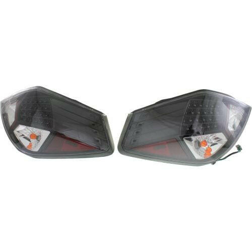 2007-2009 Nissan Altima Led Clear Tail Lamp, Assembly, Set Of 2, Sedan.