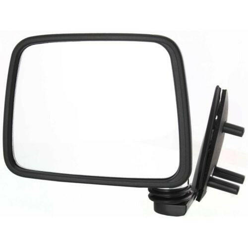 1986-1997 Nissan Pickup Mirror LH, Manual Folding, Chrome.