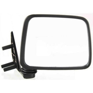 1986-1997 Nissan Pickup Mirror RH, Manual Folding, Pedestal Mount Type.