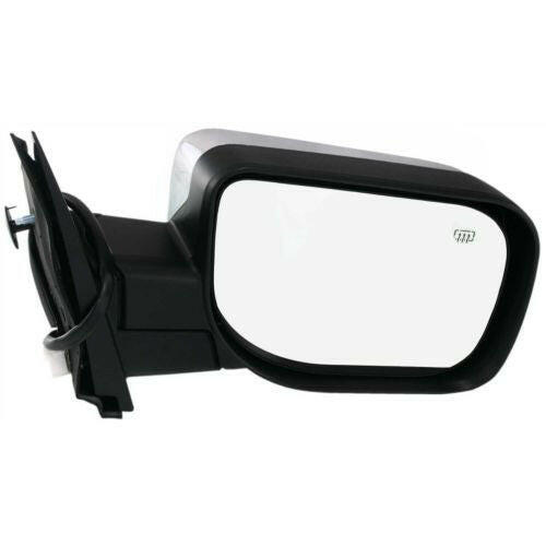 2004-2012 Nissan Armada Mirror RH, Power, Heated, Manual Fold, w/Chrome Cover.