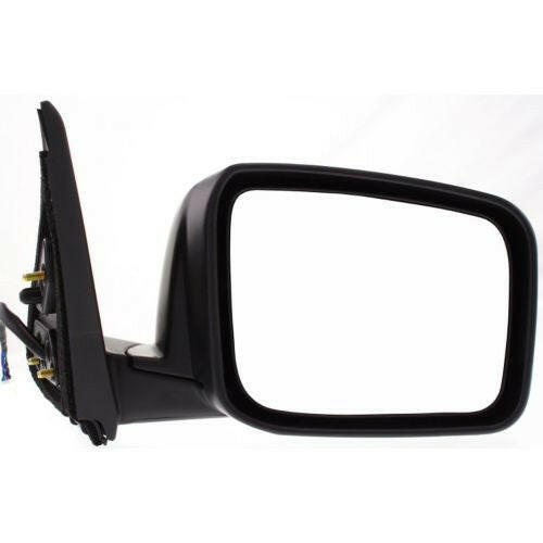 2008-2013 Nissan Rogue Mirror RH, Power, Heated, Manual Fold, Textured.