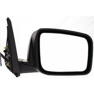 2008-2013 Nissan Rogue Mirror RH, Power, Heated, Manual Fold, Textured.