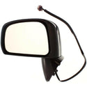 2007-2012 Nissan Versa Mirror LH, Power, Manual Folding, Non-heated.