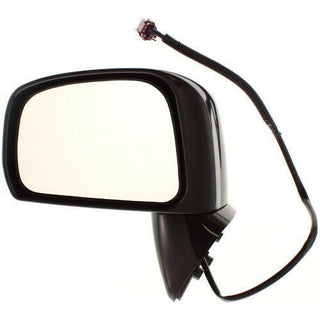 2007-2012 Nissan Versa Mirror LH, Power, Manual Folding, Non-heated.