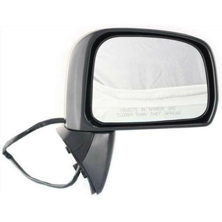 2007-2012 Nissan Versa Mirror RH, Power, Manual Folding, Non-heated.