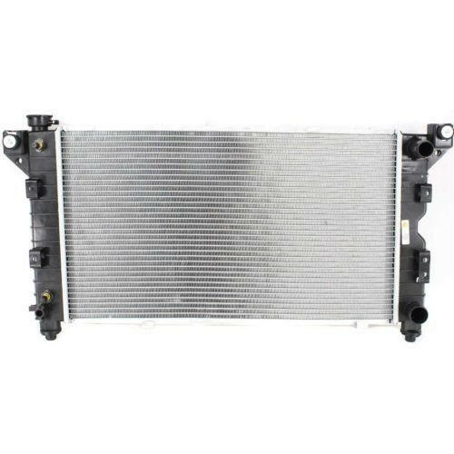 2000 Chrysler Grand Voyager Radiator, Outlet on right side.