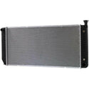 1996-1999 Chevy C2500 Radiator, 34x17 in., 1-row core, Without EOC.