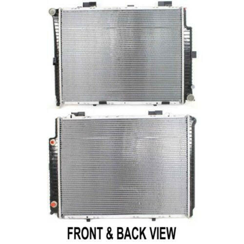 1998-2002 Mercedes Benz E430 Radiator, 8cyl, 4.3L, 1 Row Tank, Aluminum Core.